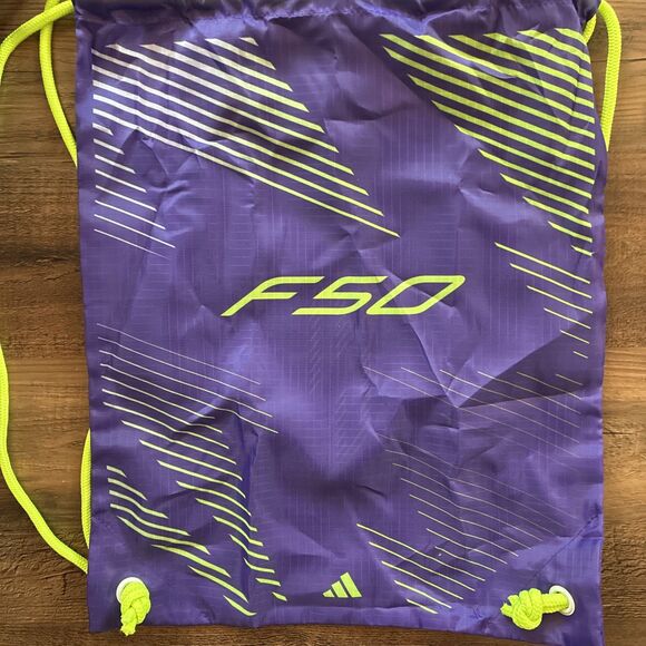 Adidas F50 Elite SG Soccer Cleats Men Size 10 Purple Rush Lucid Lemon JH7633